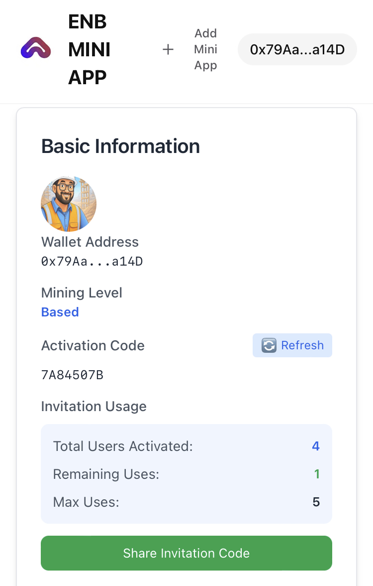 Afro Bank Mini App - Farcaster Mini Apps screenshot